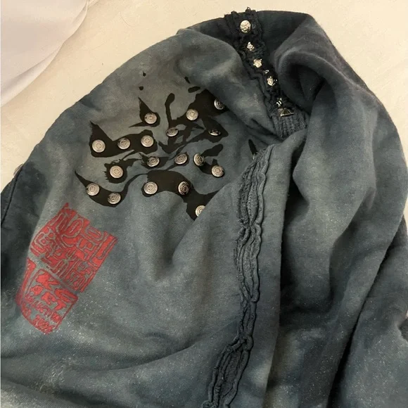 BLING DRAGON HOODIE Asian vibe Key Closet 2006 Y2K - Picture 7 of 15